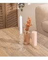 Candelabro con Burbujas de cristal