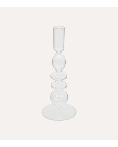 Candelabro con Burbujas de cristal