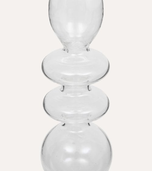 Candelabro con Burbujas de cristal