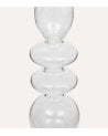 Candelabro con Burbujas de cristal