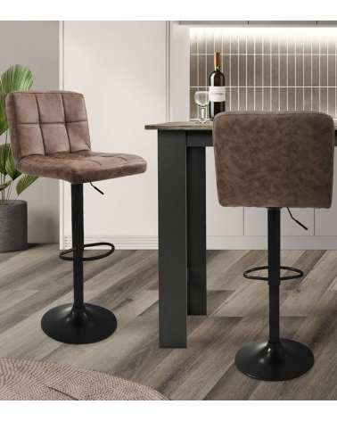 Silla Alta Regulable Delek de Acero