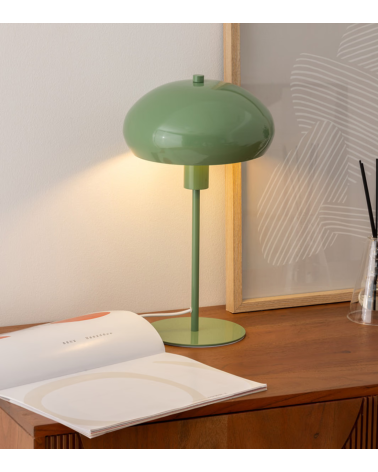 Lámpara de Mesa Hongo Savio de Metal