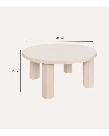 Mesa Auxiliar Tella Baja de MDF