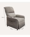 Sillón Relax Elevable Shiatsu con Función Masaje
