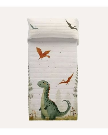 Colcha Bouti Dinosino para Habitación Infantil