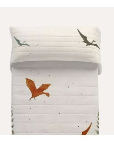 Colcha Bouti Dinosino para Habitación Infantil