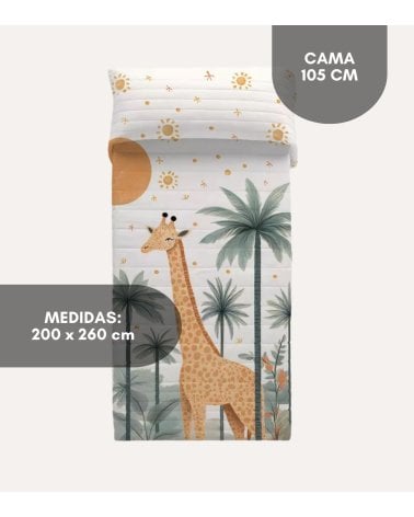 Colcha Bouti Jirafina para Habitación Infantil