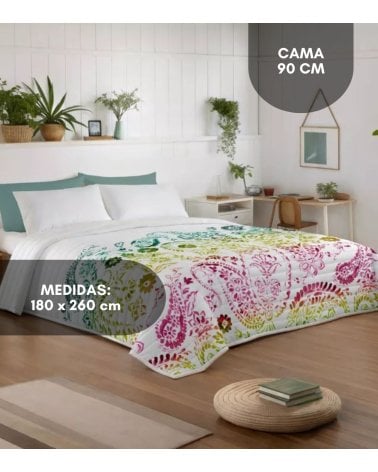 Colcha Bouti Evita con Diseño Hippie