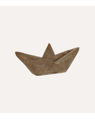 Figura Decorativa Barco de Madera