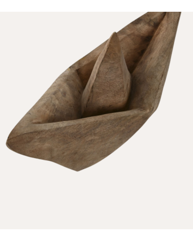 Figura Decorativa Barco de Madera