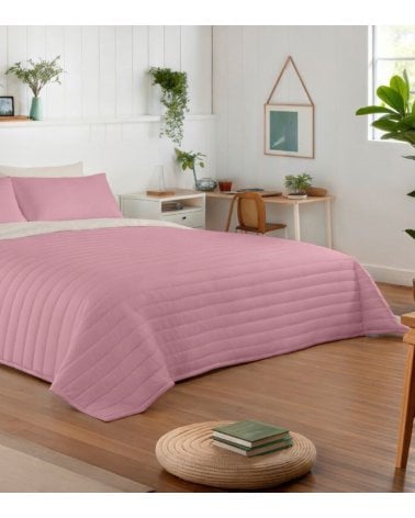 Colcha Bouti Bicolor Naturals Reversible