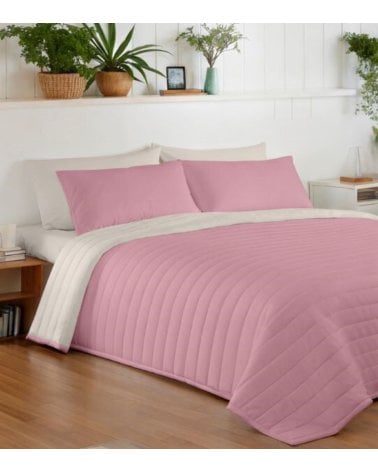 Colcha Bouti Bicolor Naturals Reversible