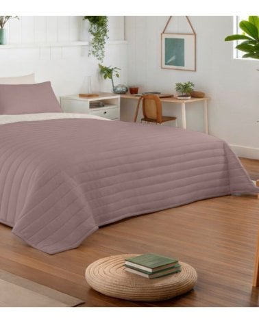 Colcha Bouti Bicolor Naturals Reversible