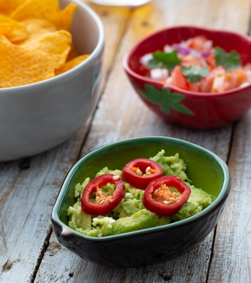 Bol Forma de Aguacate de Gres