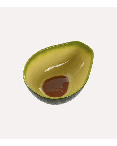 Bol Forma de Aguacate de Gres