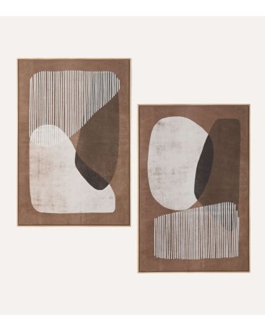 Cuadro Lienzo Shades de Madera