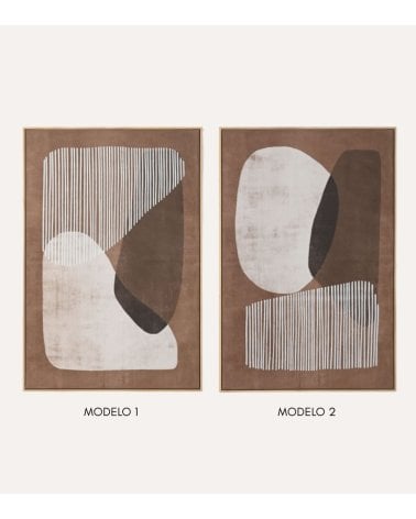 Cuadro Lienzo Shades de Madera