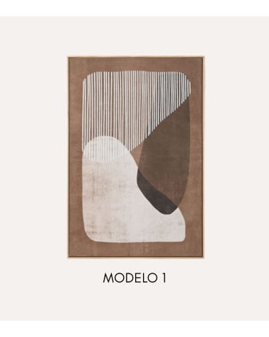 Cuadro Lienzo Shades de Madera