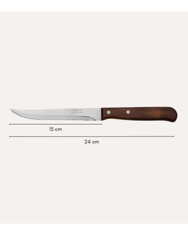 Cuchillo Chuletero con Mango de Madera