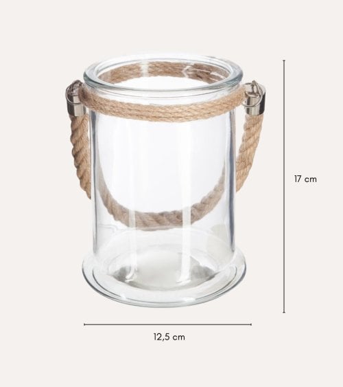 Portavelas Lena de Cristal