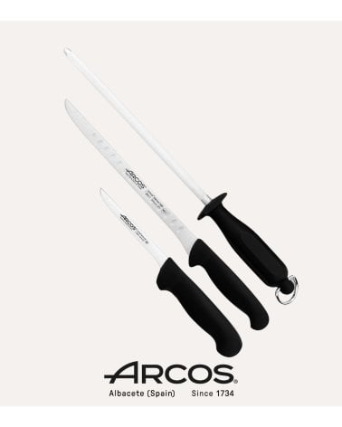 Set Jamonero de 3 Piezas de Acero Inoxidable