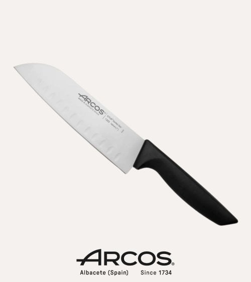 Cuchillo Niza Santoku con Alveolos