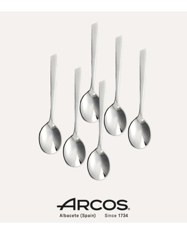 Set de 6 Cucharas para Café Toscana de Acero Inox