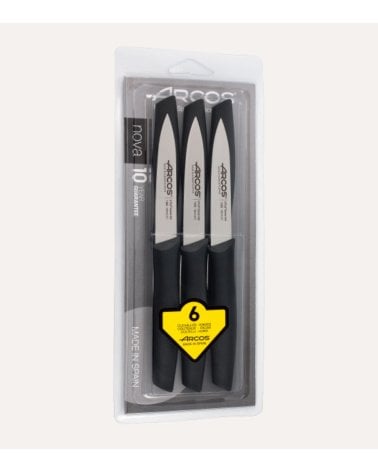 Set de 6 Cuchillos de Mesa Nova de Acero Inoxidable
