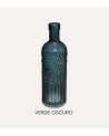 Jarrones Botella Folk de Vidrio