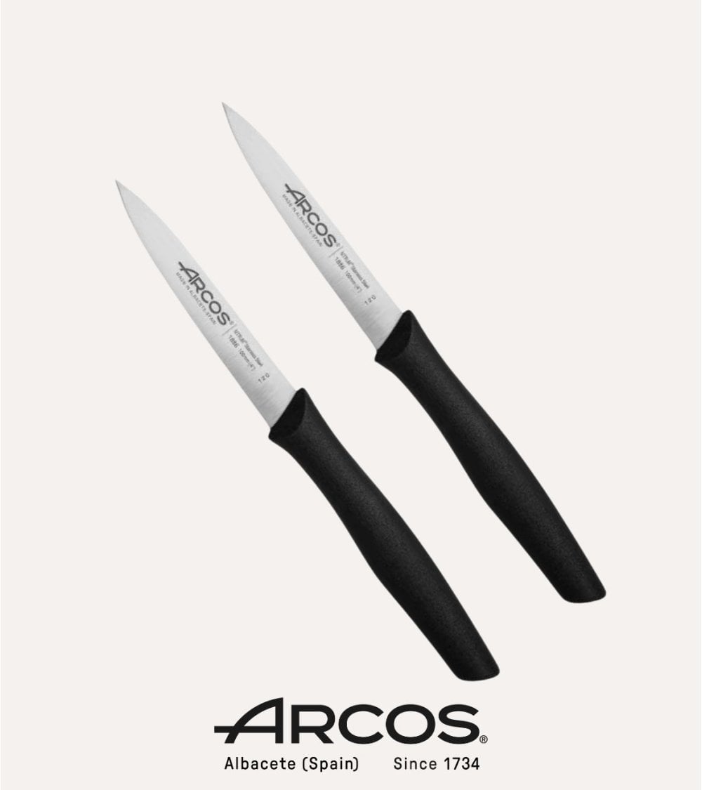 Set de 2 Cuchillos Mondadores Nova de Acero Inoxidable