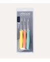 Set de 3 Cuchillos Mondadores Nova Coloridos