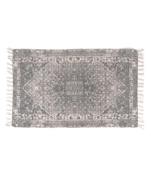 Alfombra Vintage de Algodón Arebesco