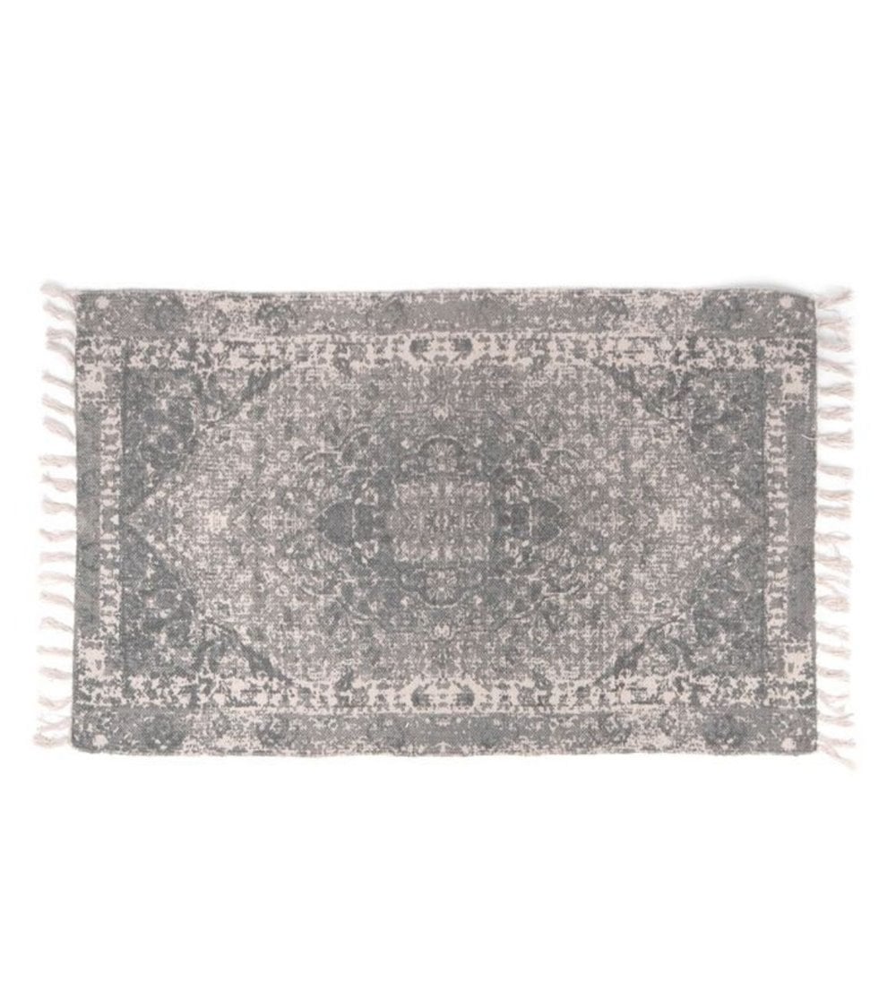 Alfombra Vintage de Algodón Arebesco