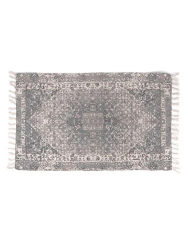 Alfombra Vintage de Algodón Arebesco