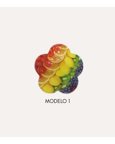 Bol de Flor de Frutas de Cristal