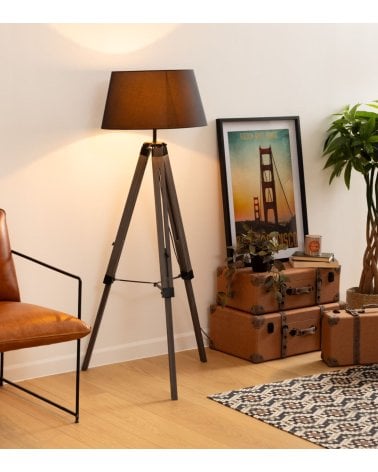Lámpara de Pie Trípode Runo