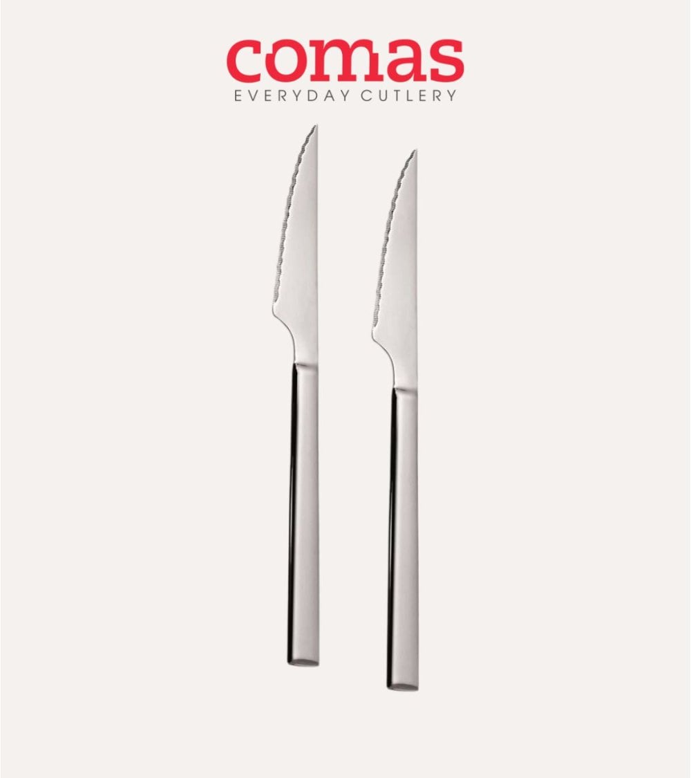 Set de 2 Cuchillos Chuleteros Alida 18% Profesional