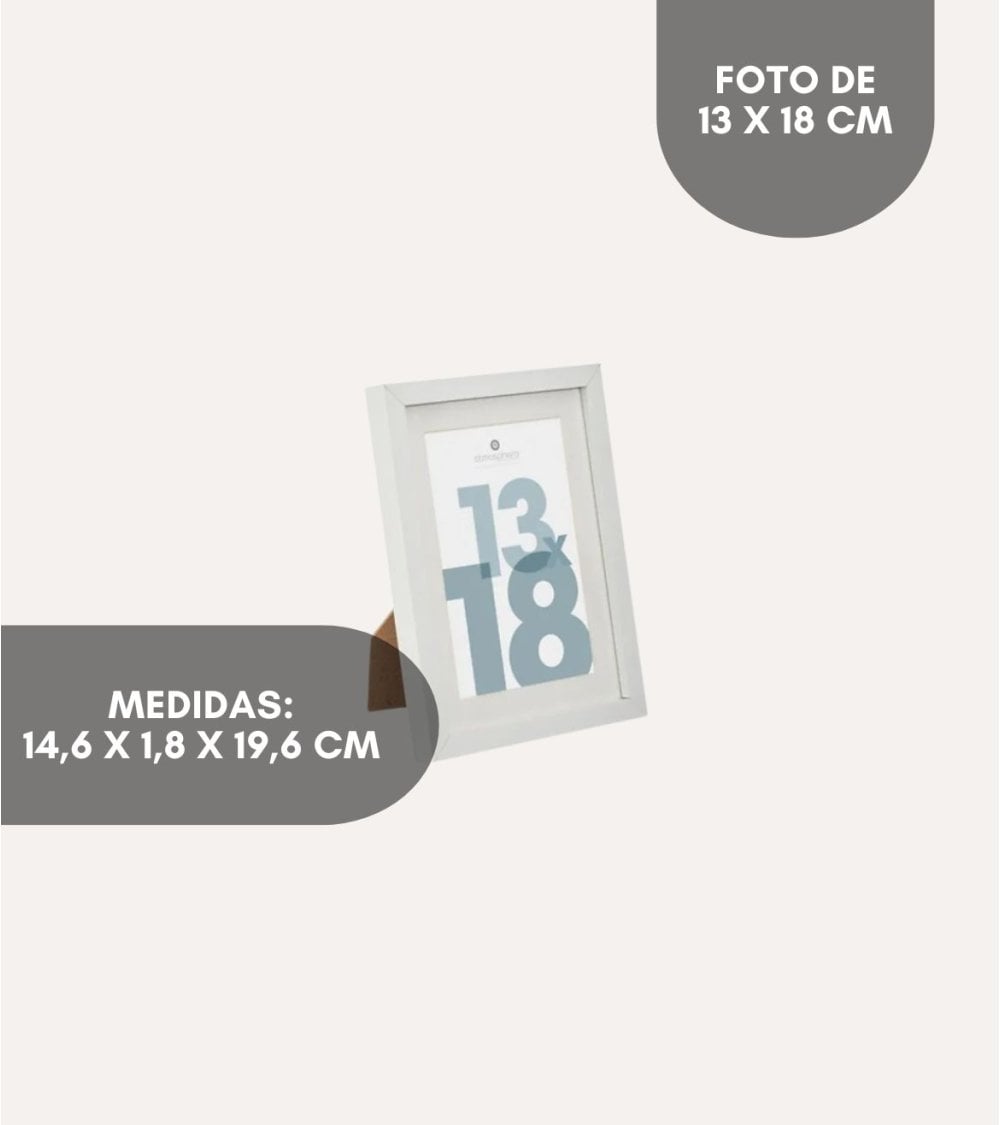 Marco de Fotos de Madera de Estilo Minimalista
