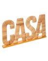 Figura Decorativa con Palabra Casa