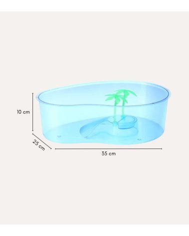 Acuario Isla para Casa de Tortugas