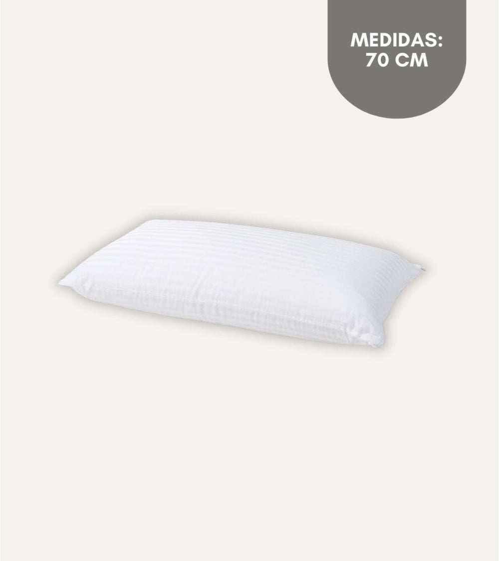 Almohada de Fibra con Doble Funda de Algodón
