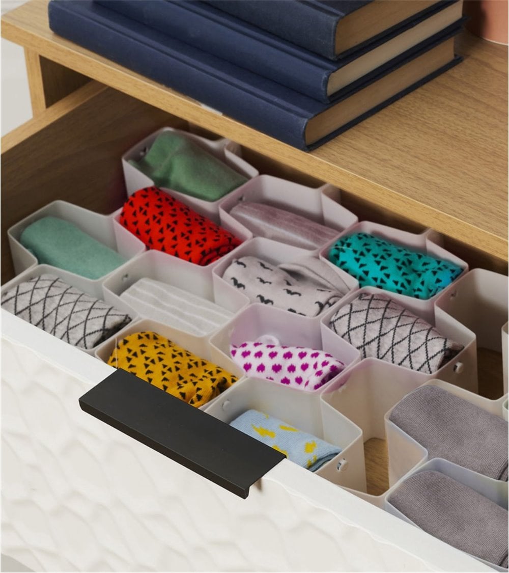 Set de Seis Separadores de Cajón de Polipropileno