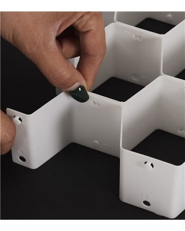 Set de Seis Separadores de Cajón de Polipropileno