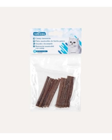 Set de 10 Palitos de Hierba para Gatos para Limpieza Dental