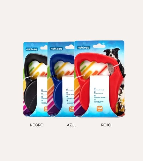 Correa Retráctil Automática para Perros