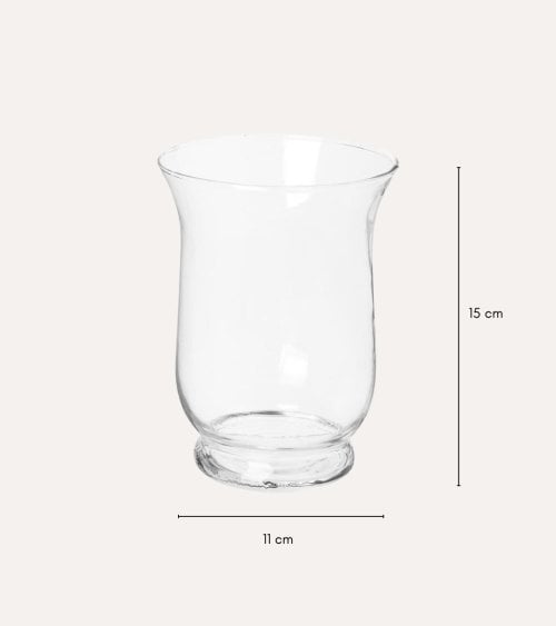 Portavelas Acampanado de Cristal