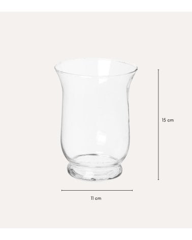 Portavelas Acampanado de Cristal