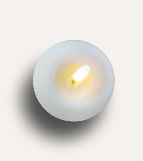 Portavelas Acampanado de Cristal