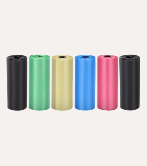 Set de 6 Rollos de Bolsas de Basura para Perros