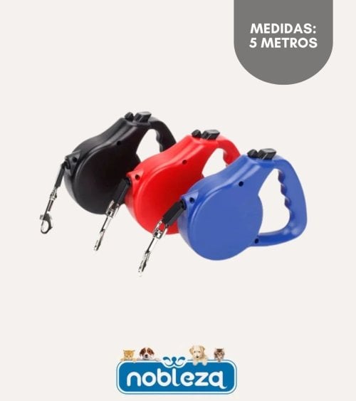 Correa Retráctil Automática para Perros